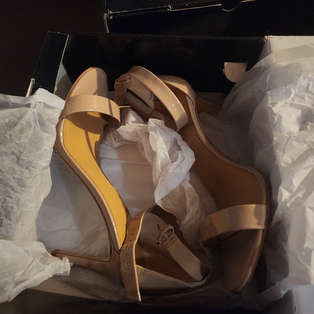 J Crew strappy heels size